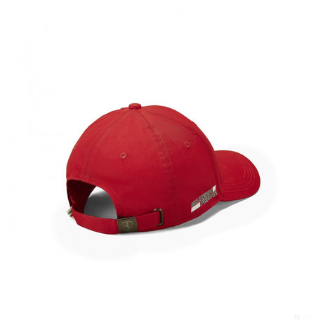 Ferrari Baseball Cap, Sebastian Vettel SEB5, Adult, Red, 2019 - FansBRANDS®