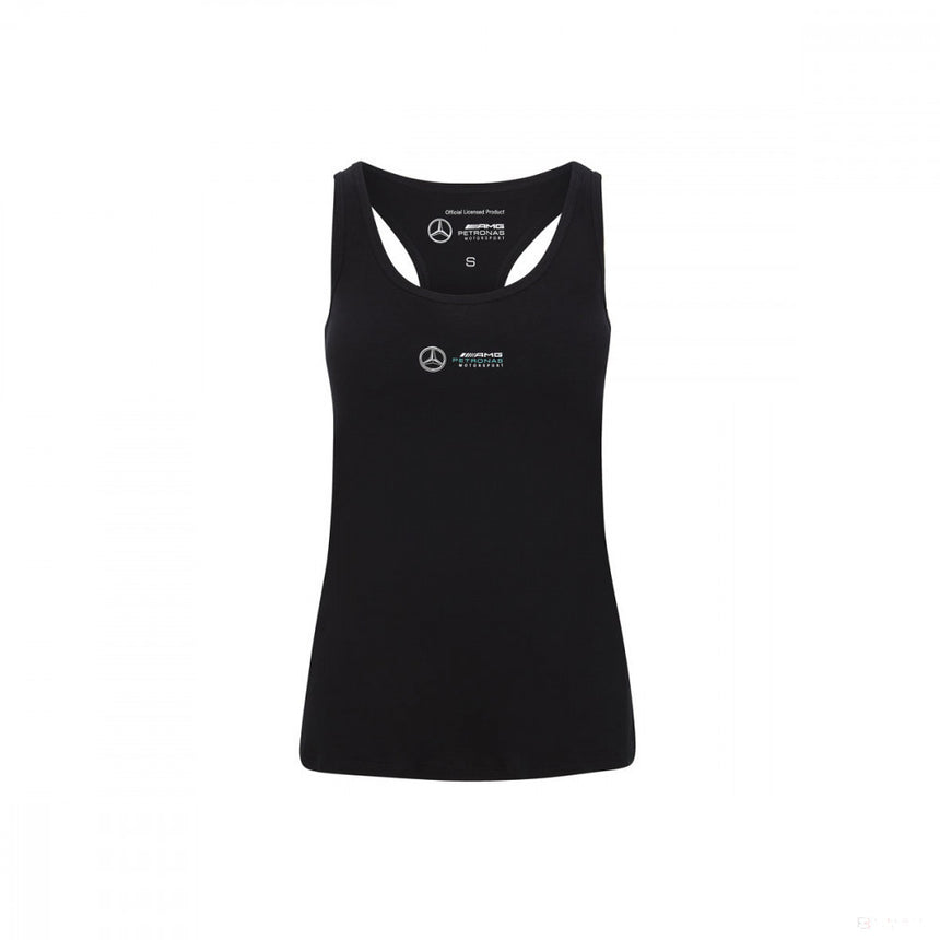 Mercedes Womens Top, Logo, Black, 2020