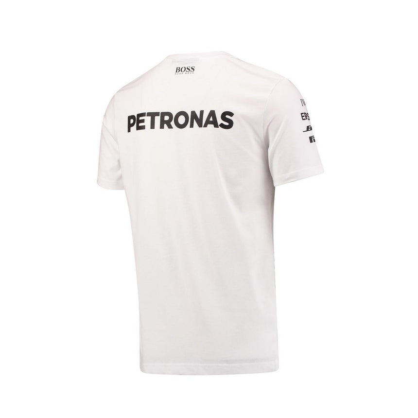 Mercedes Kids T-shirt, Team, White, 2017 - FansBRANDS®