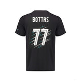 Mercedes T-shirt, Bottas Valtteri 77, Black, 2018 - FansBRANDS®