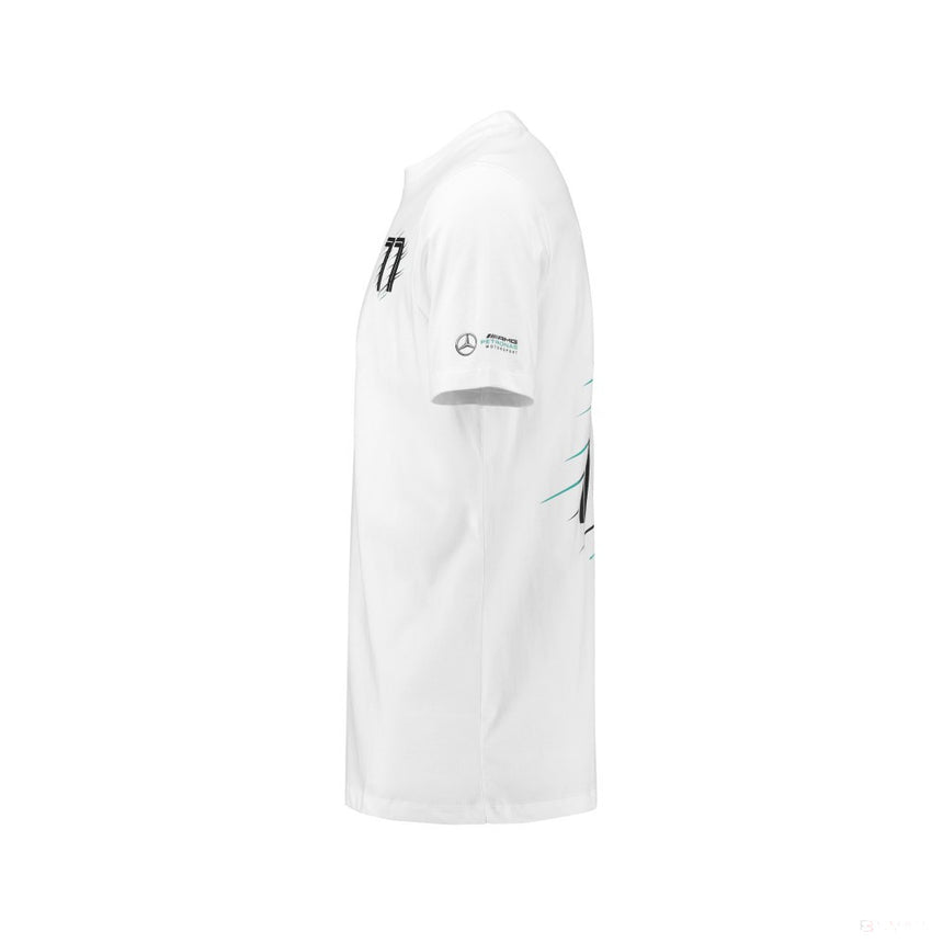 Mercedes Kids T-shirt, Bottas, White, 2018 - FansBRANDS®