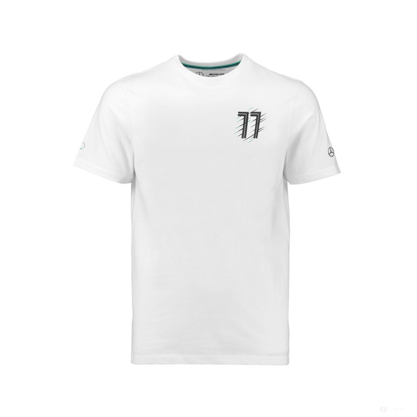 Mercedes Kids T-shirt, Bottas, White, 2018 - FansBRANDS®