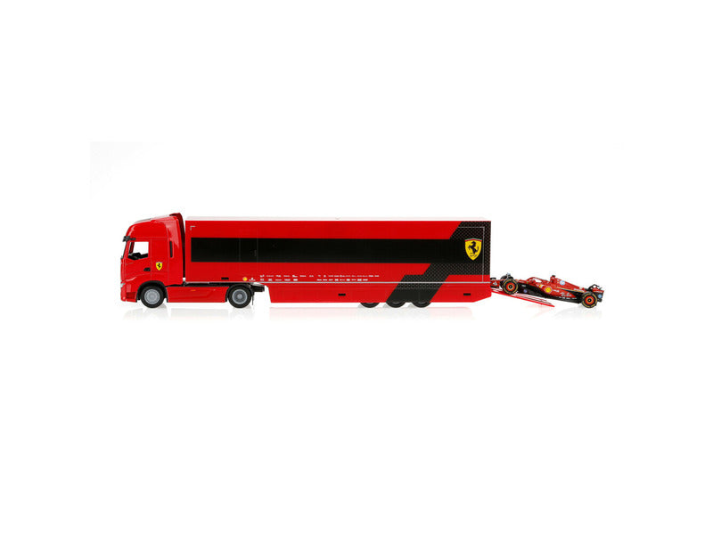 Ferrari model kit, racing hauler, bburago, 1:43, Charles Leclerc, #16, SF-24