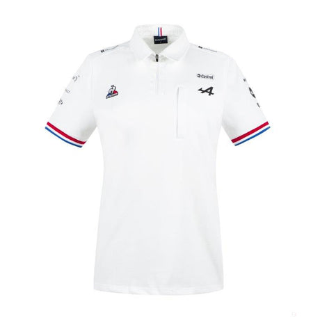 Alpine Womens Polo, Team, White, 2021 - FansBRANDS®