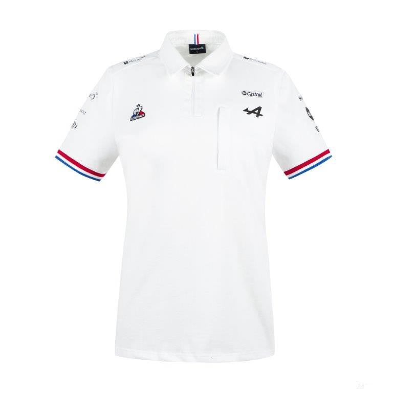 Alpine Womens Polo, Team, White, 2021 - FansBRANDS®