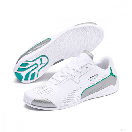 Mercedes Kids Shoes, Puma Drift Cat 8, White, 2021 - FansBRANDS®