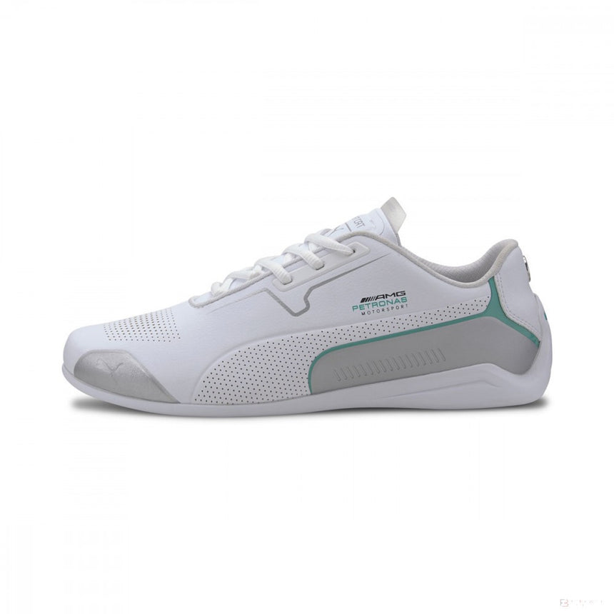 Mercedes Kids Shoes, Puma Drift Cat 8, White, 2021 - FansBRANDS®