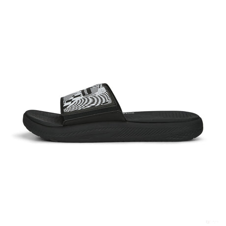BMW MMS Softride Slide PUMA Black-Pop Red - FansBRANDS®