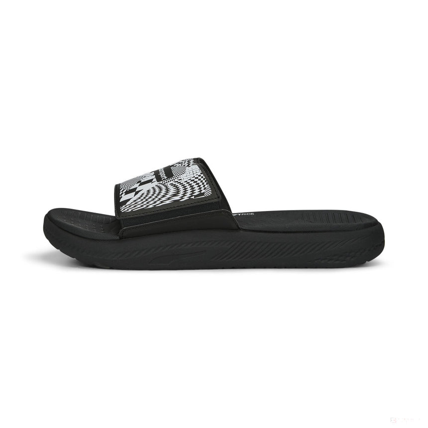 BMW MMS Softride Slide PUMA Black-Pop Red - FansBRANDS®