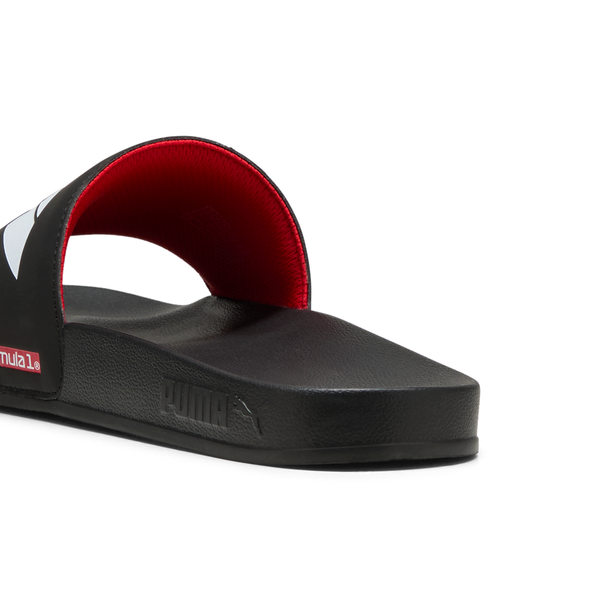 F1 logo slippers, Puma, Leadcat 2.0, black