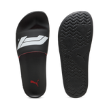 F1 logo slippers, Puma, Leadcat 2.0, black