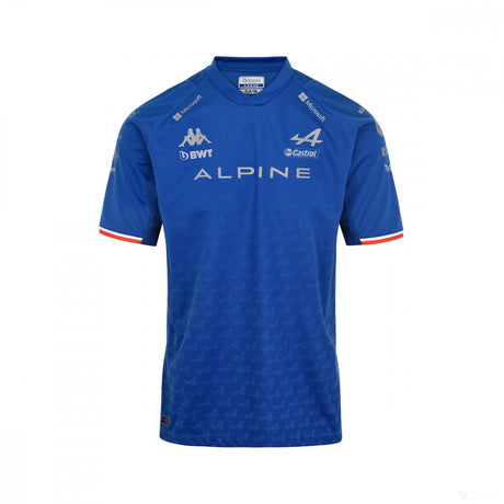 Alpine T-shirt, Esteban Ocon 31 Team, Blue, 2022 - FansBRANDS®