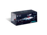 Mercedes F1 Model car, Bburago, F1 W13 E Perfromance, Lewis Hamilton #44, silver, 1:43 scale, acryl box, 2022