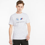 BMW T-shirt, Puma BMW MMS ESS Logo, White, 2021 - FansBRANDS®