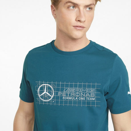 Puma Mercedes T-shirt, Blue, 2022 - FansBRANDS®