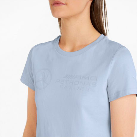 Puma Mercedes Womens T-shirt, Blue, 2022 - FansBRANDS®
