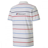 BMW T-shirt, Puma BMW MMS Striped Round Neck, White, 2020 - FansBRANDS®