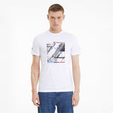BMW T-shirt, Puma BMW MMS Graphic, White, 2021 - FansBRANDS®