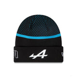 Alpine Esteban Ocon Cuff Beanie Kids Black-Youth - FansBRANDS®