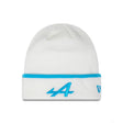 Alpine Stripe Cuff Beanie, White - FansBRANDS®