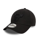 Chicago Bulls cap, New Era, 9FORTY, essential, full black