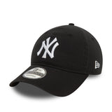 New York Yankees cap, washed, New Era, 9TWENTY, black