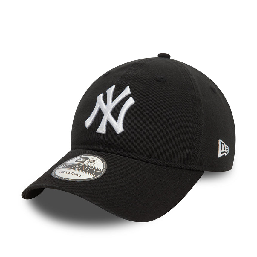 New York Yankees cap, washed, New Era, 9TWENTY, black
