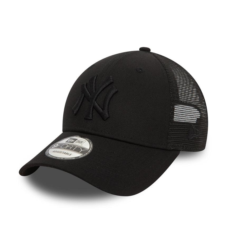 New York Yankees cap, trucker, New Era, 9FORTY, full black