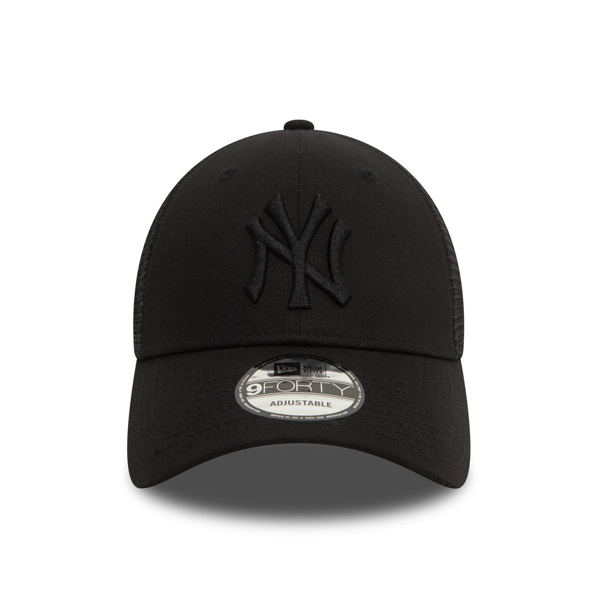 New York Yankees cap, trucker, New Era, 9FORTY, full black