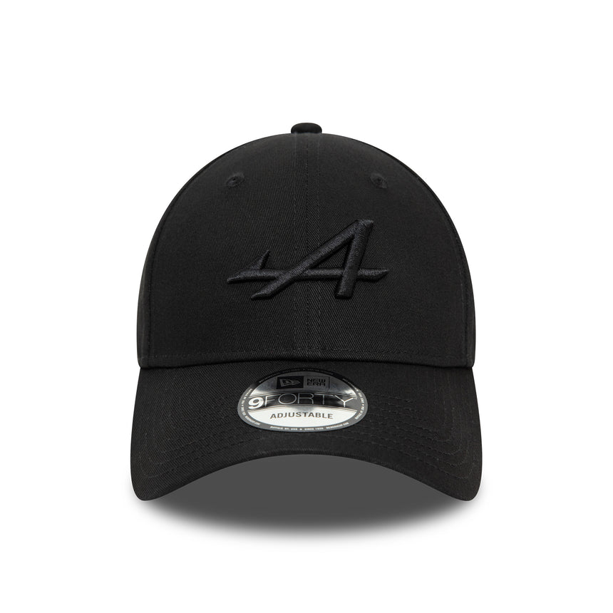 Alpine cap, embossed. New Era, 9FORTY, black