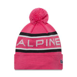 Alpine beanie, cuff knit, New Era, pink