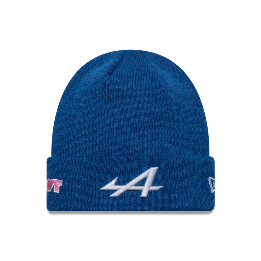 Alpine beanie, cuff knit, New Era, blue