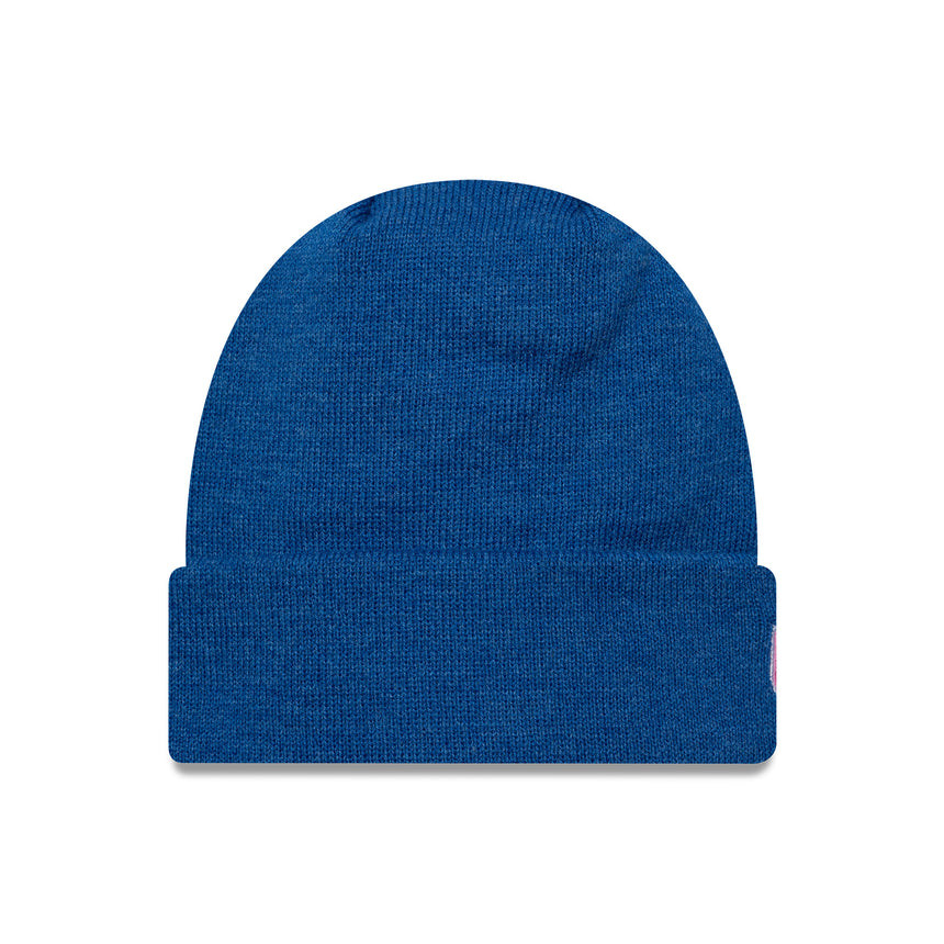 Alpine beanie, cuff knit, New Era, blue