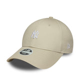New York Yankees cap, mini logo, New Era, 9FORTY, beige