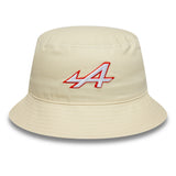 Alpine bucket hat, seasonal, tapered, New Era, 9FORTY, cream