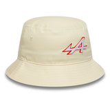 Alpine bucket hat, seasonal, tapered, New Era, 9FORTY, cream