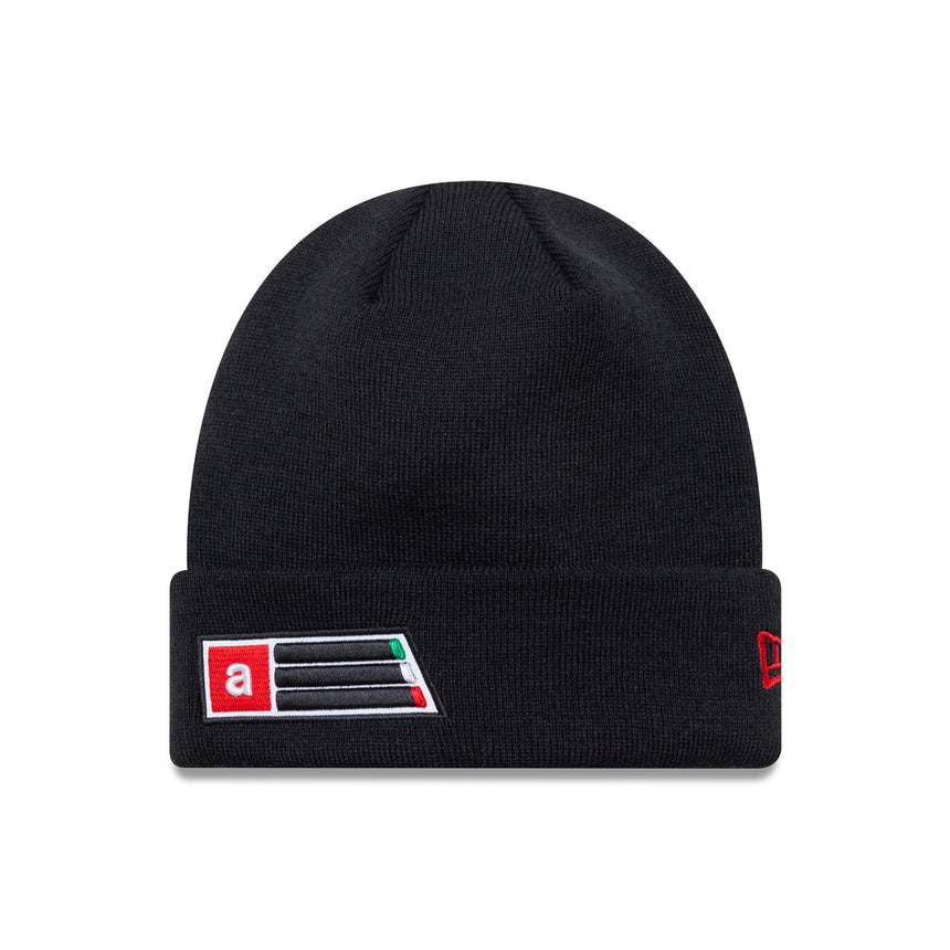 Aprilia beanie, cuff knit, New Era, black