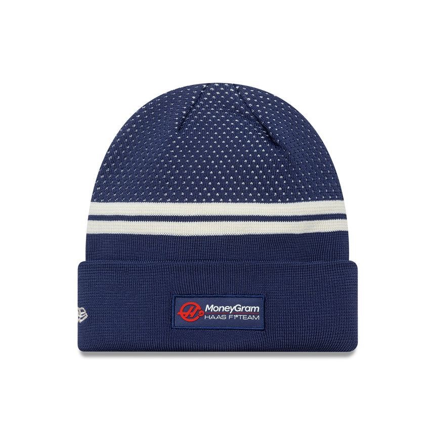 Haas beanie, cuff knit, engineered, New Era, blue