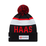 Haas beanie, wordmark, New Era, multicolour