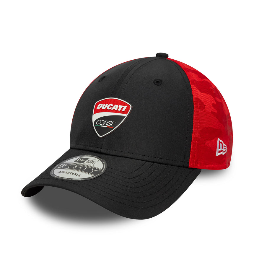Ducati cap, Logo, New Era, 9FORTY, multicolour