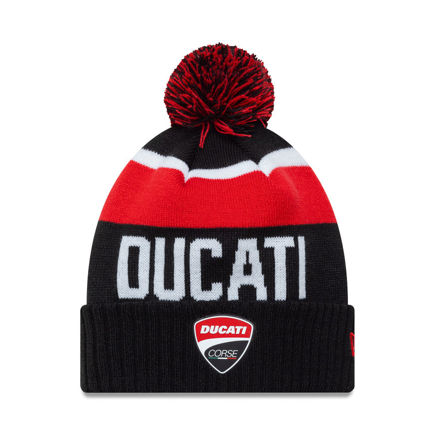 Ducati beanie, wordmark, New Era, multicolour