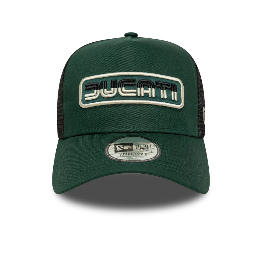 Ducati cap, trucker, seasonal, New Era, 9FORTY, green