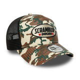 Ducati cap, trucker, scrambler camo, New Era, 9FORTY, beige