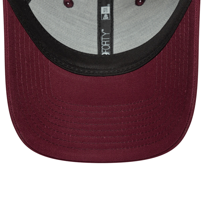 Valentio Rossi #46 cap, VR46, seasonal, New Era, 9FORTY, burgundy