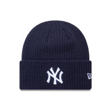 New York Yenkees beanie, wide cuff, New Era, blue