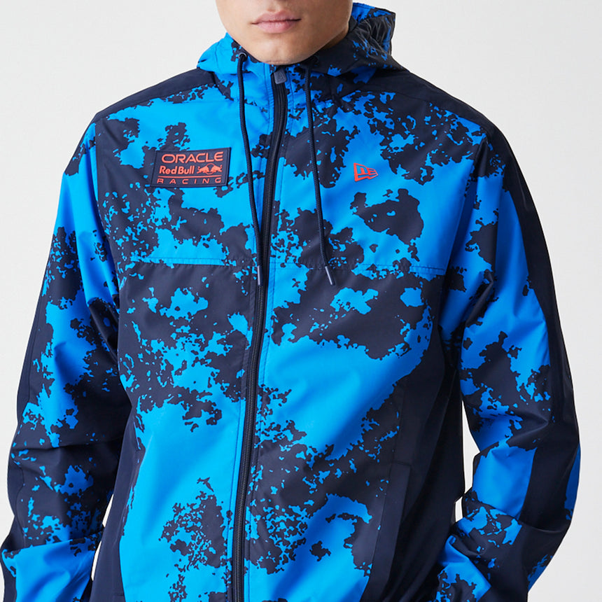 Red Bull Racing jacket, windrunner, New Era, camoflauge, blue