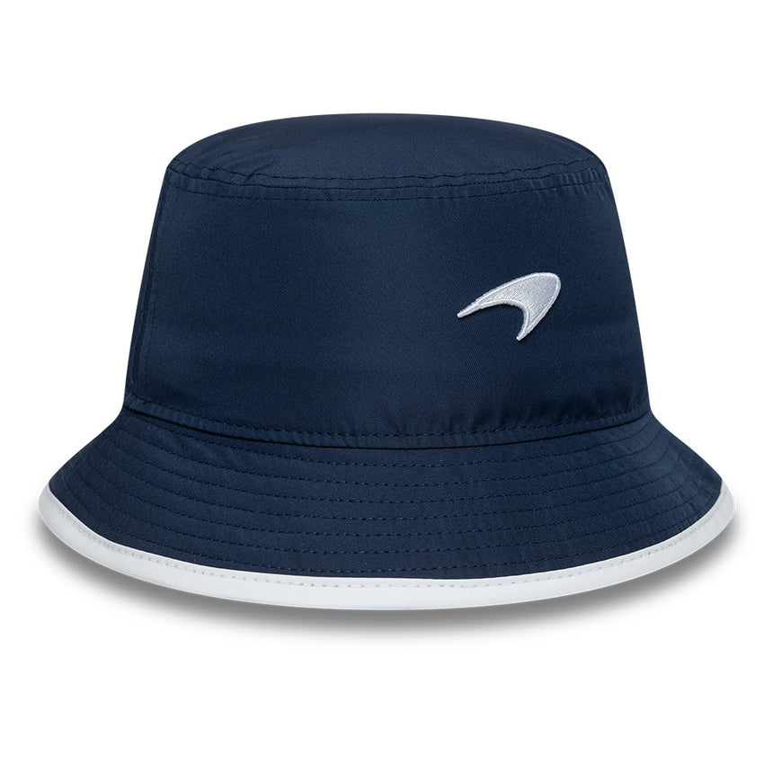 McLaren x Reiss bucket hat, seasonal, tapered, New Era, 9FORTY, blue