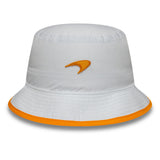McLaren x Reiss bucket hat, seasonal, tapered, New Era, 9FORTY, white