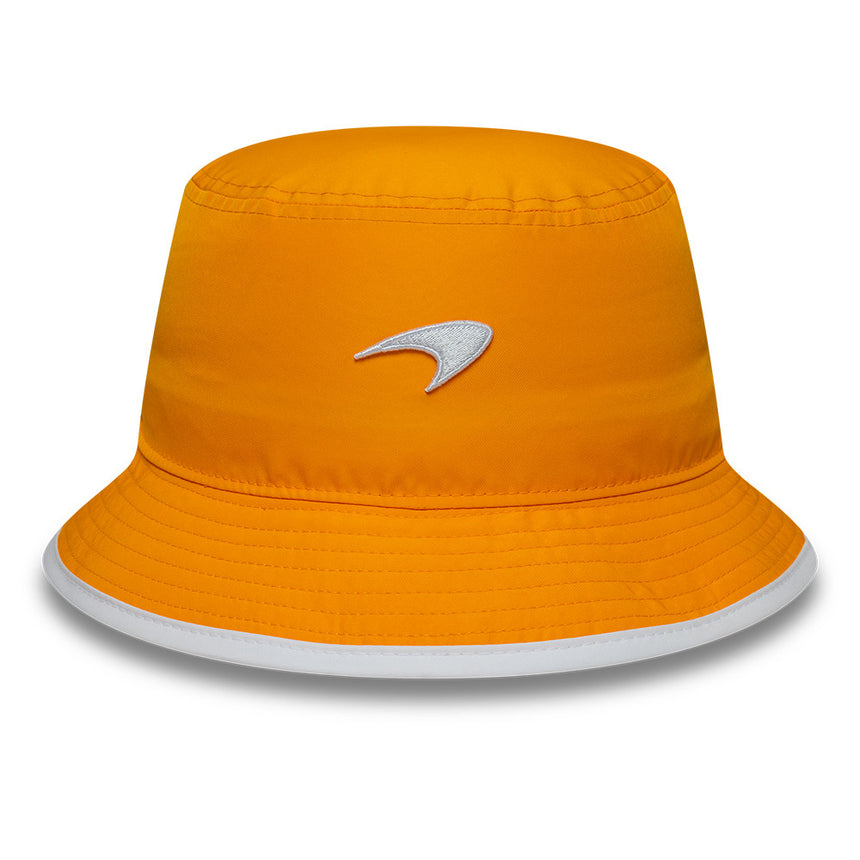 McLaren x Reiss bucket hat, seasonal, tapered, New Era, 9FORTY, orange
