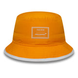 McLaren x Reiss bucket hat, seasonal, tapered, New Era, 9FORTY, orange